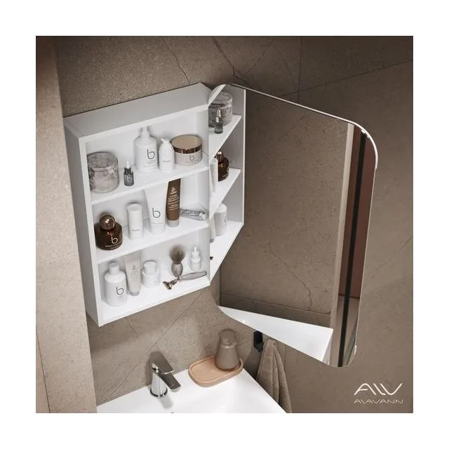 Зеркальный шкаф Cosmetic 50 с приближением Alavann ALV0769001