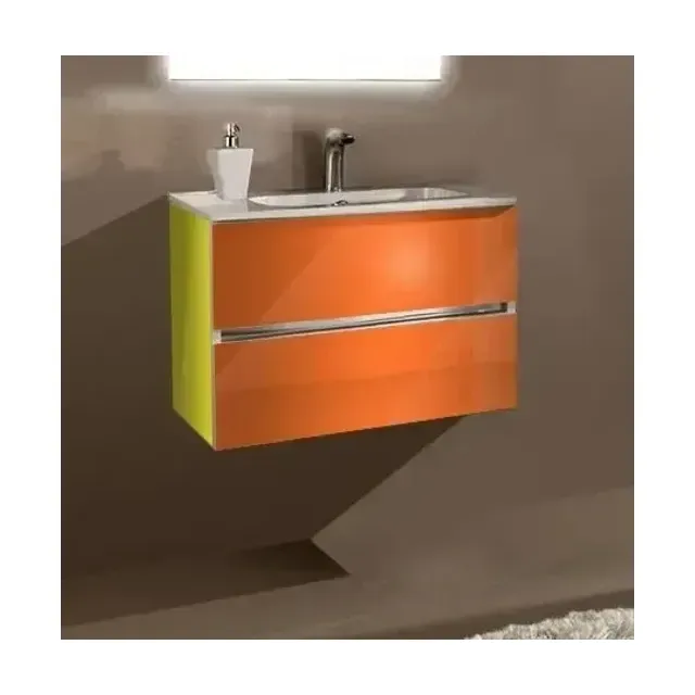 Тумба с раковиной SanVit Кубэ-2 75 белый глянец/на выбор