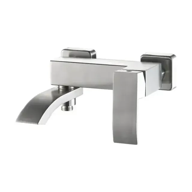 Смеситель Haiba HB60815 для ванны и душа сталь матовая