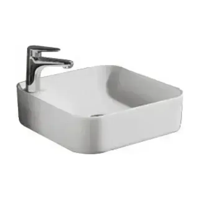 Накладная раковина Bravat Source C22238W-1-ENG 43х43