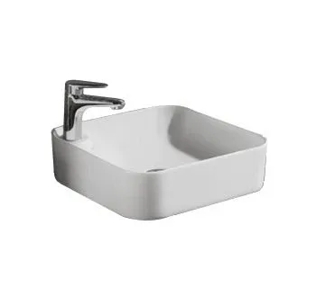 Накладная раковина Bravat Source C22238W-1-ENG 43х43