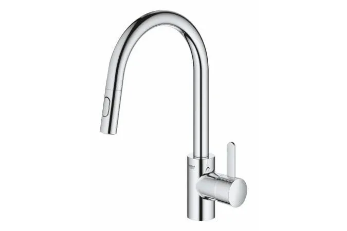Смеситель Grohe Eurosmart Cosmopolitan 31481001 для кухни с гибким изливом хром