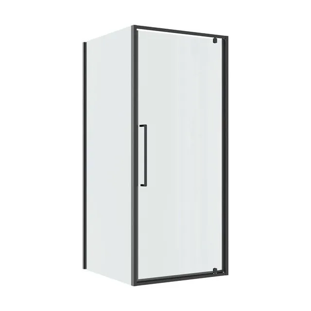 Душевое ограждение Niagara Nova NG-35-9AGR-A80GR-34 (90х80х195) прямоугольник,распашная,графит,стекло прозрачное