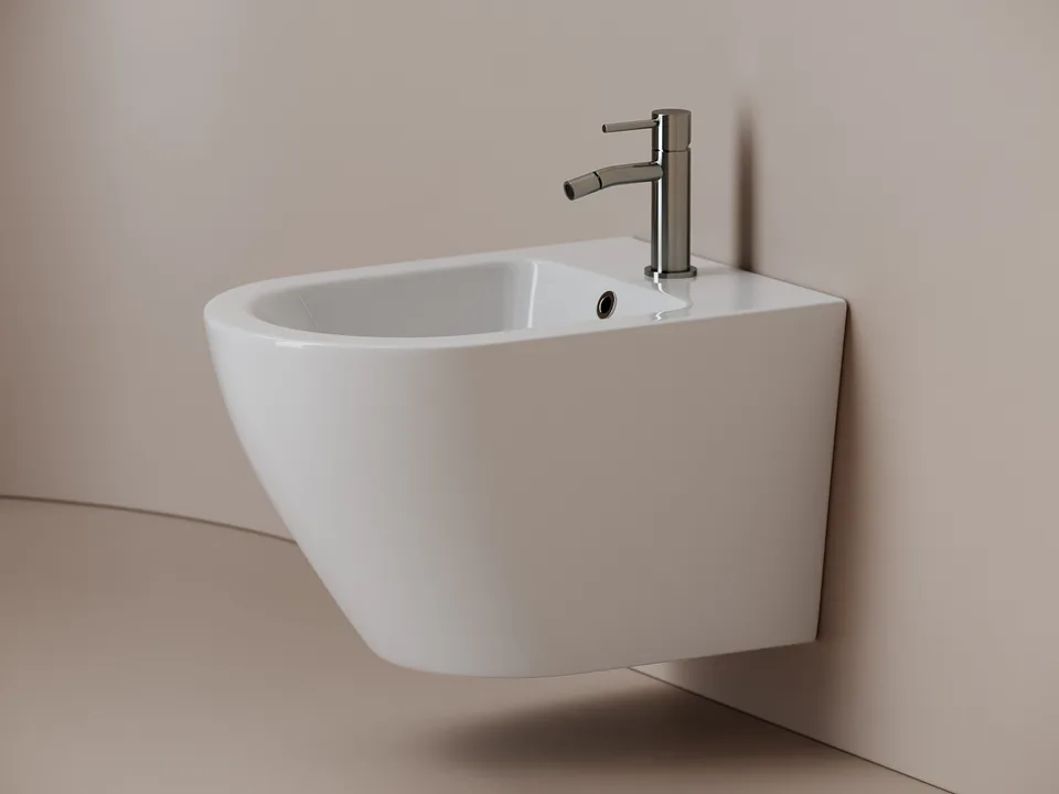 Биде Ceramica Nova Вихрь (Whirl) CN11008 подвесное