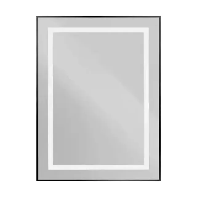 Зеркало BelBagno Крафт (Kraft) SPC-KRAFT-600-800-SENS-NERO 60*80 черное с Led-подсветкой