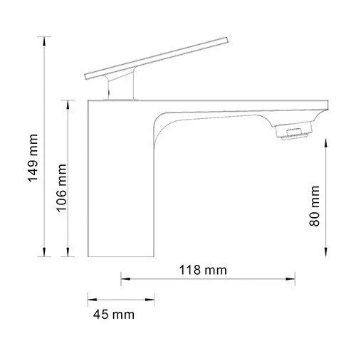 Смеситель WasserKRAFT Alme 1503 для раковины