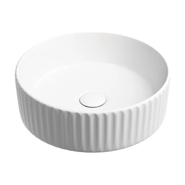 Раковина из сантехнического фарфора Ceramica Nova Элемент (Element) 36 см CN6057MW накладная цвет белый матовый