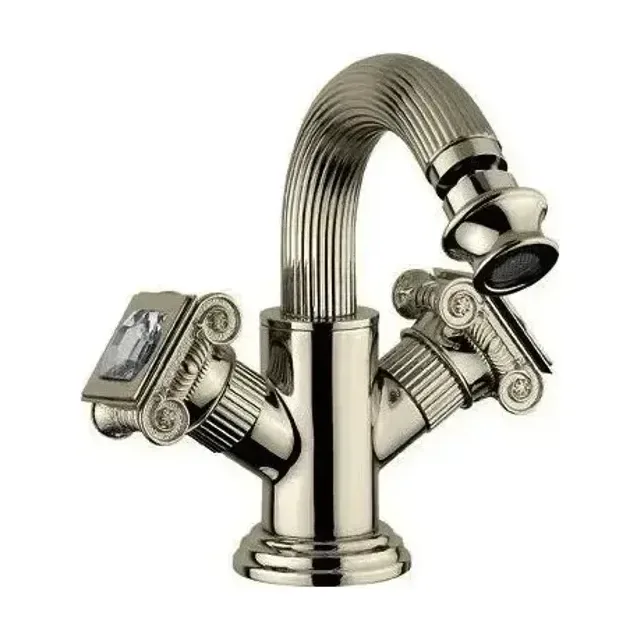 Смеситель Cezares Олимп (Olimp) BS2 для биде с донным клапаном бронза (Swarovski)
