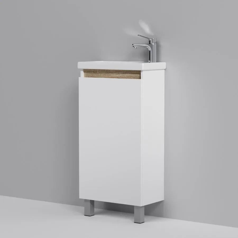 Тумба с раковиной AM.PM X-Joy 45 белый глянец напольная
