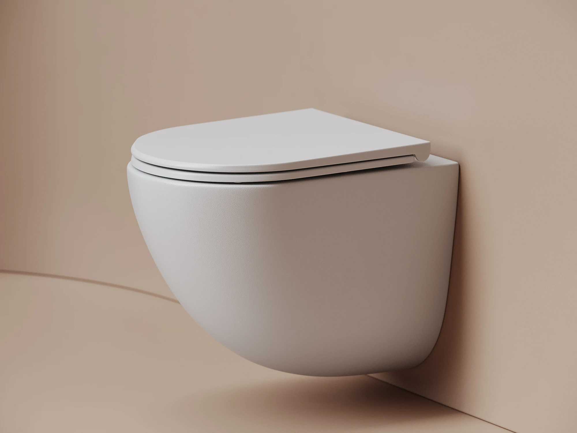 Унитаз подвесной Ceramica Nova Тренд (Vogue) CN4008TMW белый матовый с сиденьем микролифт смыв торнадо