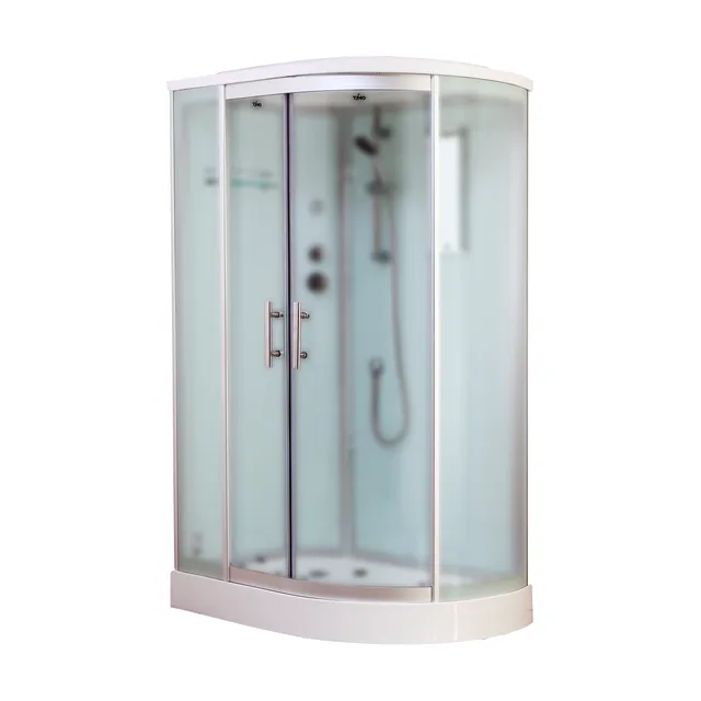 Timo Standart T-6602 Silver Fabric L душевая кабина (120*85*220)