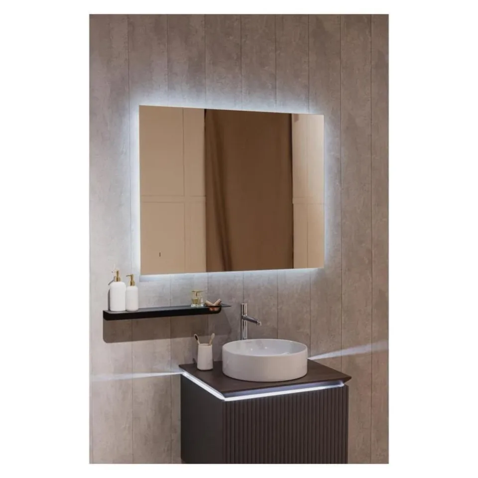 Зеркало Silver Mirrors Daster 80*100 с интерьерной Led-подсветкой инфракрасный выключатель