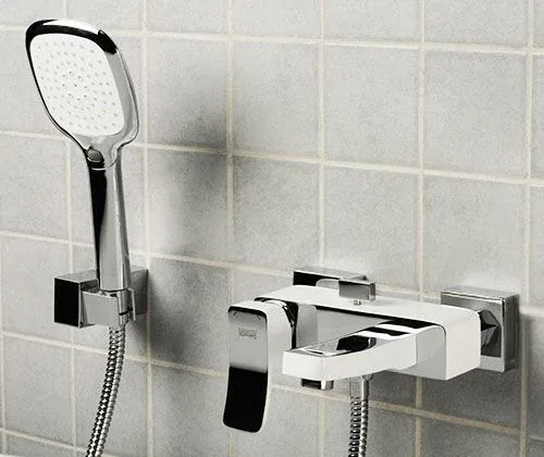 Смеситель WasserKRAFT Aller 1061WHITE для ванны и душа