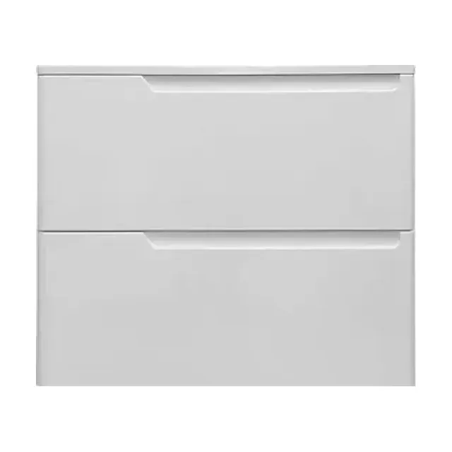 Тумба с раковиной Эстет Kare Luxe 70 подвесная 2 ящика белая ФР-00007073