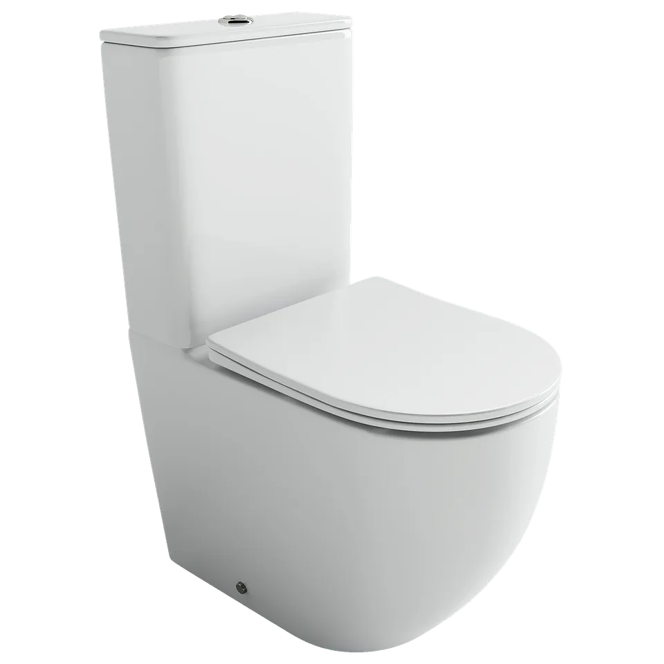 Унитаз напольный с бачком Ceramica Nova Мия (Mia) CN1801T белый с сиденьем микролифт смыв торнадо