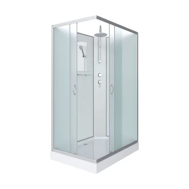 Душевая кабина Niagara Classic NG-43285-14QBKT (120х80х210) низкий поддон(13см),стекло матовое