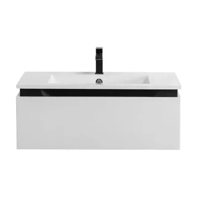 Тумба с раковиной Cezares Движение (Slider) 80 белый матовый