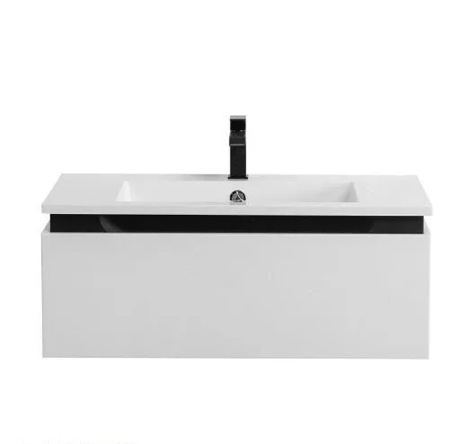 Тумба с раковиной Cezares Движение (Slider) 80 белый матовый