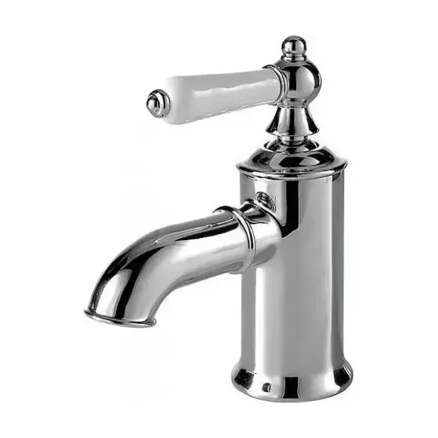 Смеситель Bravat Art F175109C для раковины белый/хром