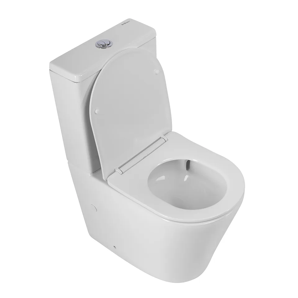 Унитаз-компакт безободковый BelBagno FLAY-TOR BB2149CP-TOR/SC/BB2149T