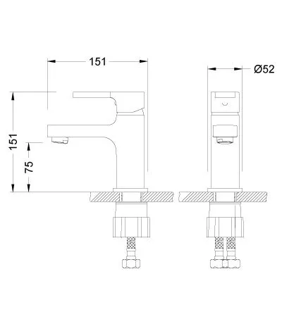 Смеситель Lemark Aura LM0606C для раковины