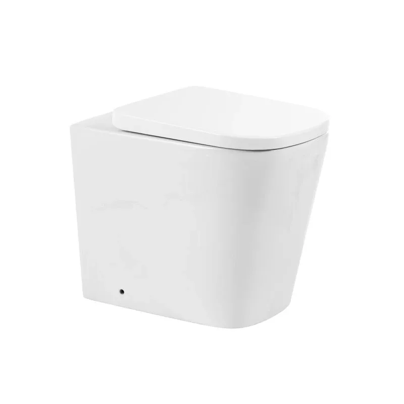 Приставной унитаз BelBagno Албано (Albano) BB120CBR 36,5*51,5 безободковый