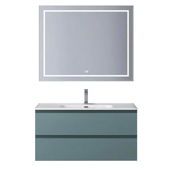 Комплект мебели BelBagno Крафт (Kraft) 100 голубой матовый (раковина BB1000ETL)
