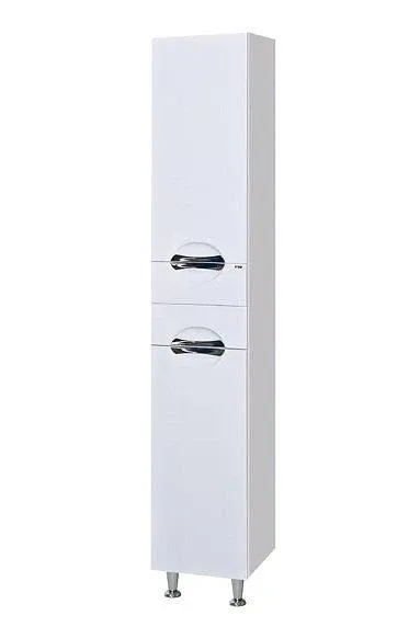 Пенал Misty Орхидея 35 L белый с бельевой корзиной