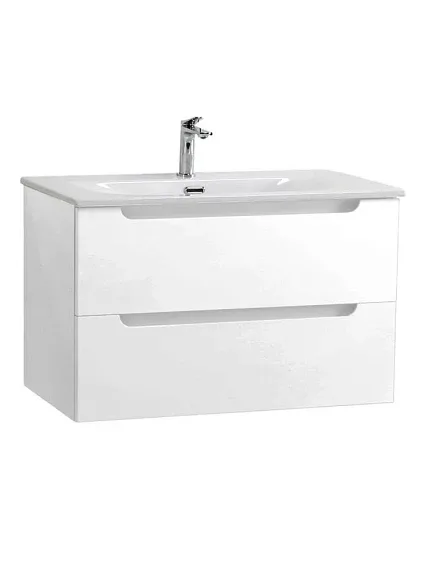 Тумба с раковиной BelBagno Этна (Etna) 90 белая матовая (раковина BB-8099-90)