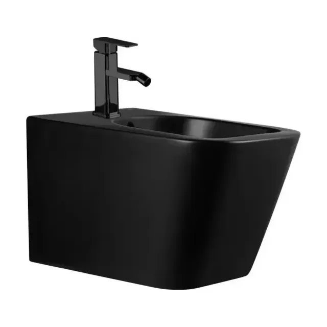 Подвесное биде ABBER Rechteck AC1250MB 34,5*51 черное матовое