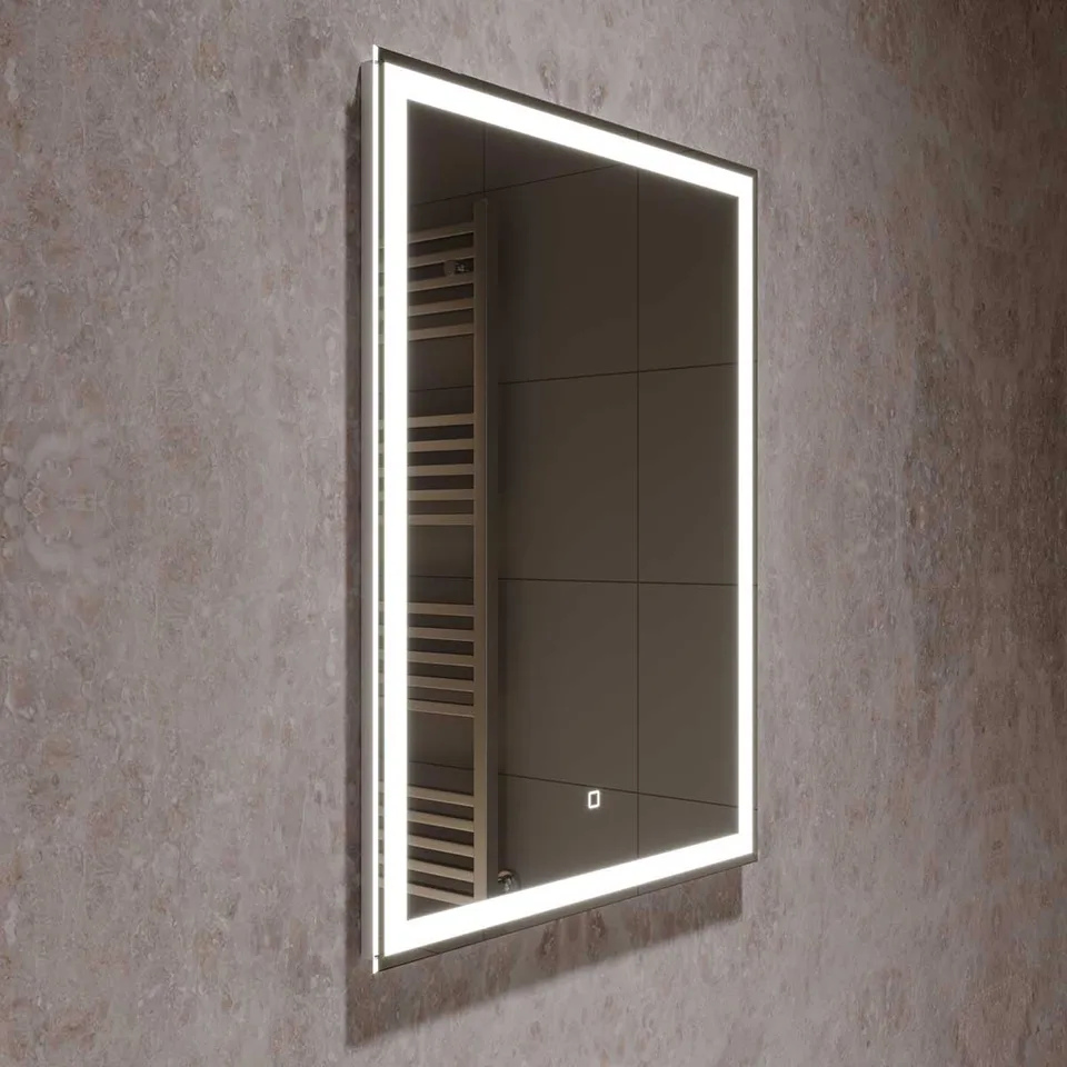 Зеркало с подсветкой VLM-2L600 600×800 c сенсорным выключателем и диммером