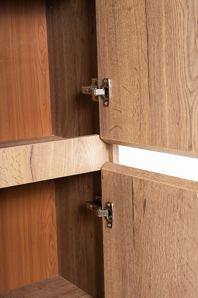 Шкаф подвесной BelBagno KRAFT-1600-2A-SC-RT-R Rovere Tabacco, правый