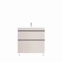 Тумба с раковиной Style Line Атлантика 80 напольная карамель