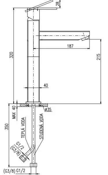Смеситель Rav Slezak Loira LR530.5 для раковины