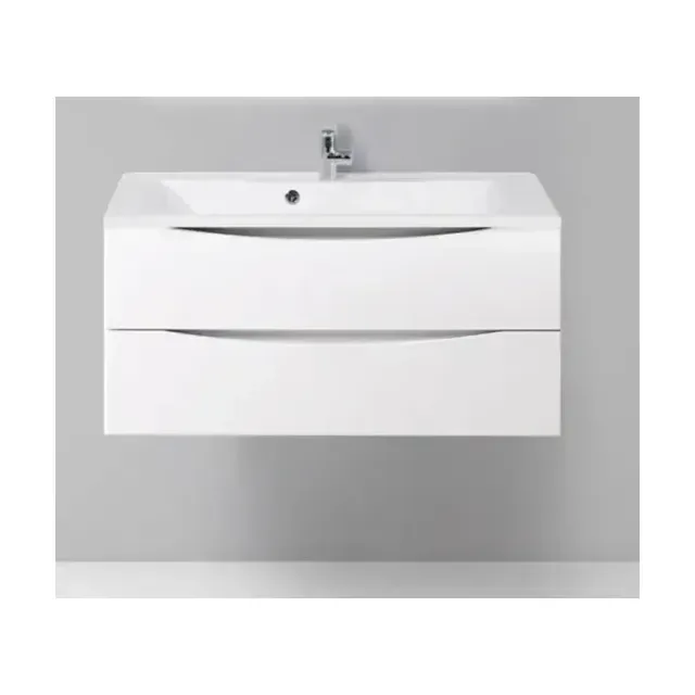 Тумба с раковиной BelBagno Марино-H60 (Marino-H60) 100 белый глянец