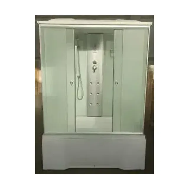 Душевая кабина Aquacubic 3312B 170х85х220см. fabric white (в/п), г/м, свет, радио, вентиляция.