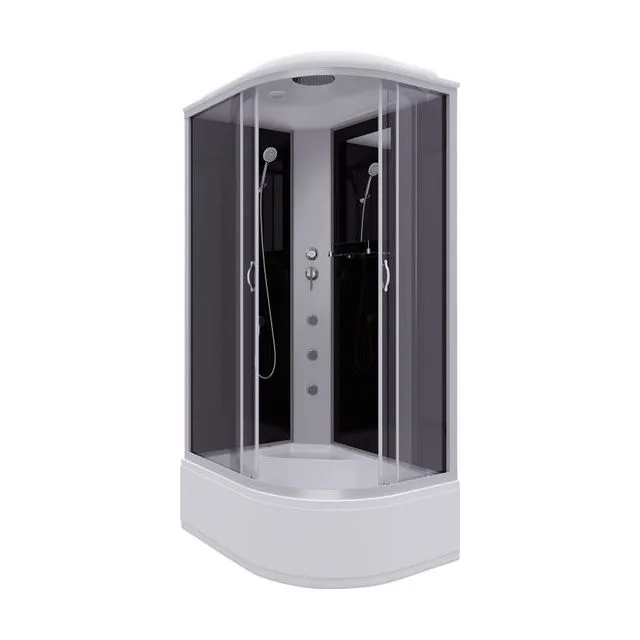 Душевая кабина Niagara Classic NG-2510-14LG (120х80х215) высокий поддон(40см),стекло тонированное