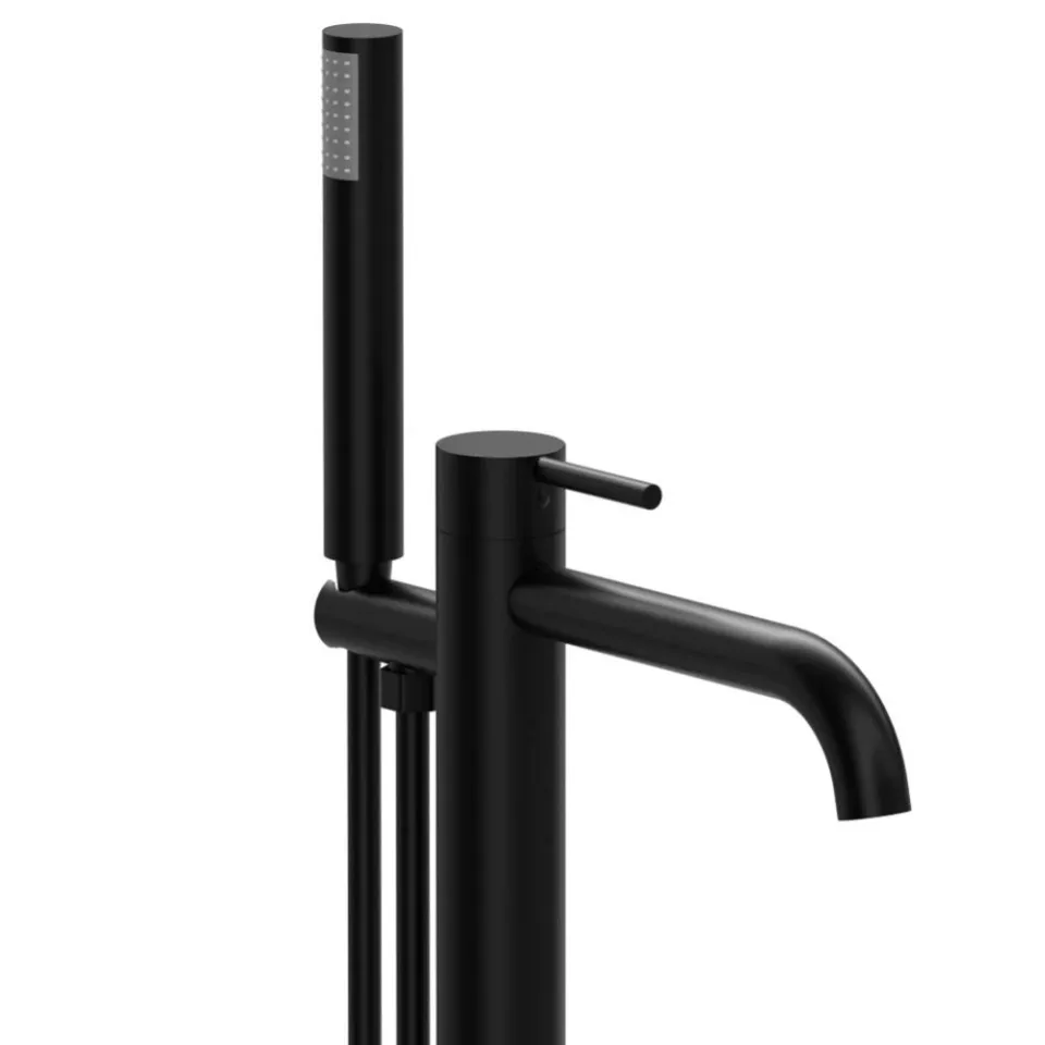 Напольный cмеситель Raiber Graceful RPB-010 черный матовый