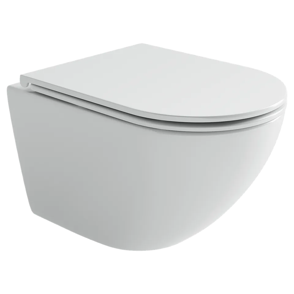 Унитаз подвесной Ceramica Nova Вихрь (Whirl) CN11007T белый с сиденьем микролифт смыв торнадо