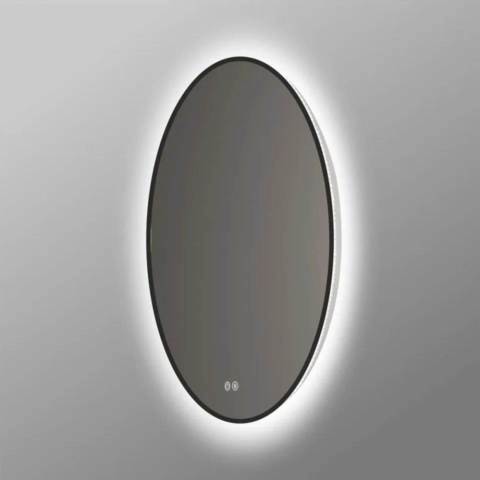Зеркало Vincea VLM-3DE800B-2 80*80 с ЛЕД-подсветкой и функцией антизапотевания,сенсорный выключатель