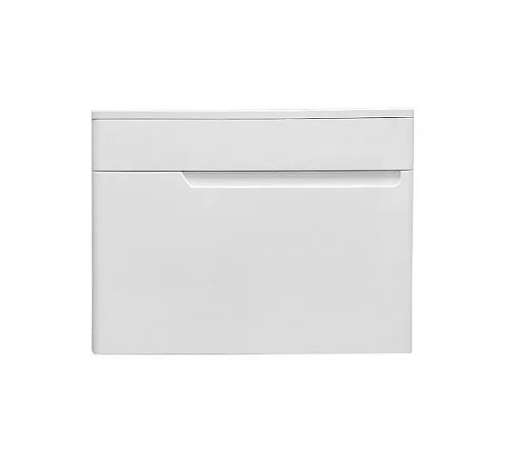 Тумба с раковиной Эстет Kare Luxe 60 подвесная 1 ящик белая ФР-00007077
