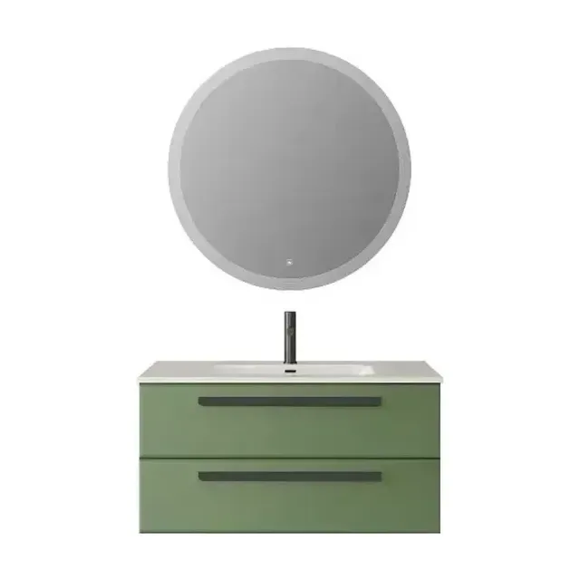 Комплект мебели Cezares Эко-Кер (Eco-Cer) 100 Фисташковый Софт (раковина CZR-8095-100)