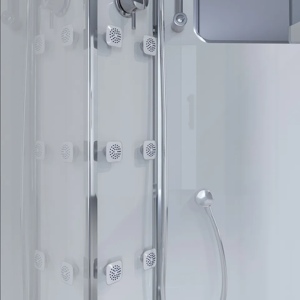 Душевая кабина Niagara Ultra NG-3012-01 (120х120х220) низкий поддон(16см),стекло матовое,4 места