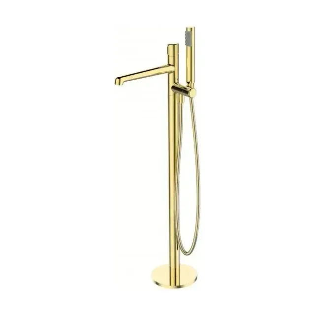 Напольный смеситель BelBagno UNO-FMT-ORO золото