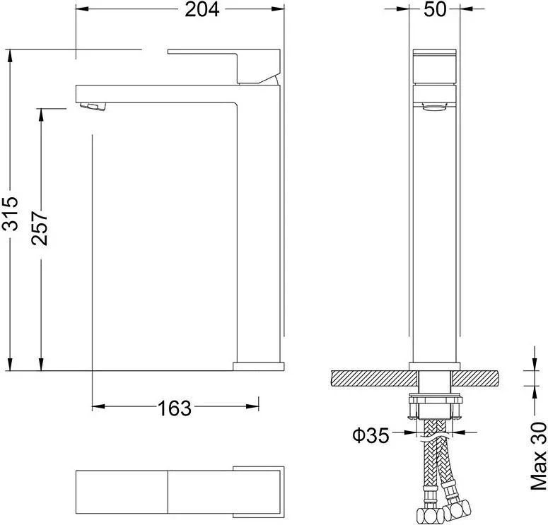 Смеситель Timo Selene 3061/00F для раковины chrome