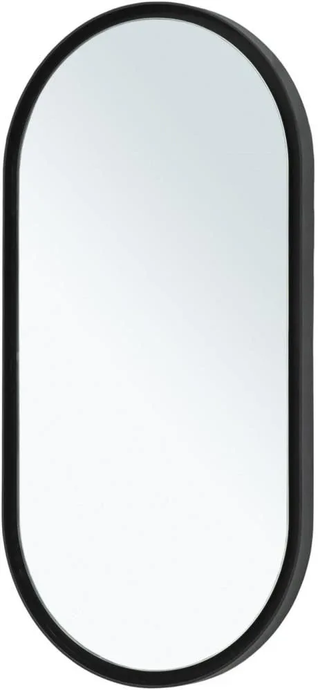 Зеркало Allen Brau Infinity 1.21016.BL 50*100 с Led-подсветкой и инфракрасным выключателем черное матовое