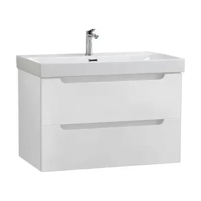 Тумба с раковиной BelBagno Этна (Etna) 80 белая матовая (раковина BB-8078-80)