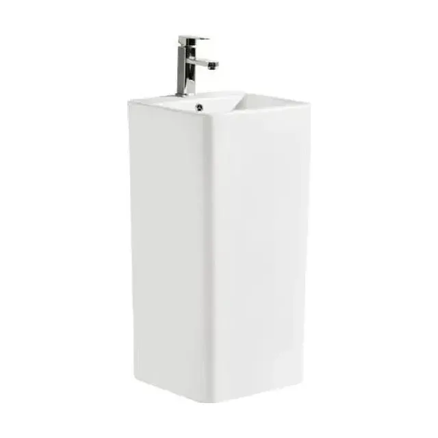 Напольная раковина CeramaLux N P7004L 40*40 белая