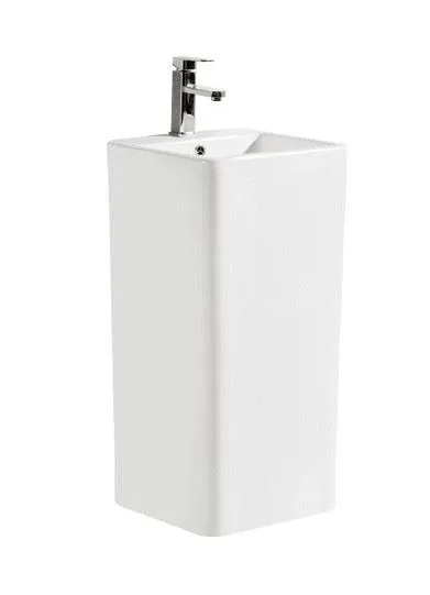 Напольная раковина CeramaLux N P7004L 40*40 белая