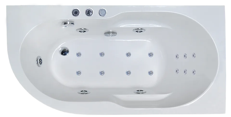 Гидромассажная ванна AZUR DE LUXE 140x80x60R